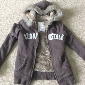 Aeropostale fleece zip up hoodie